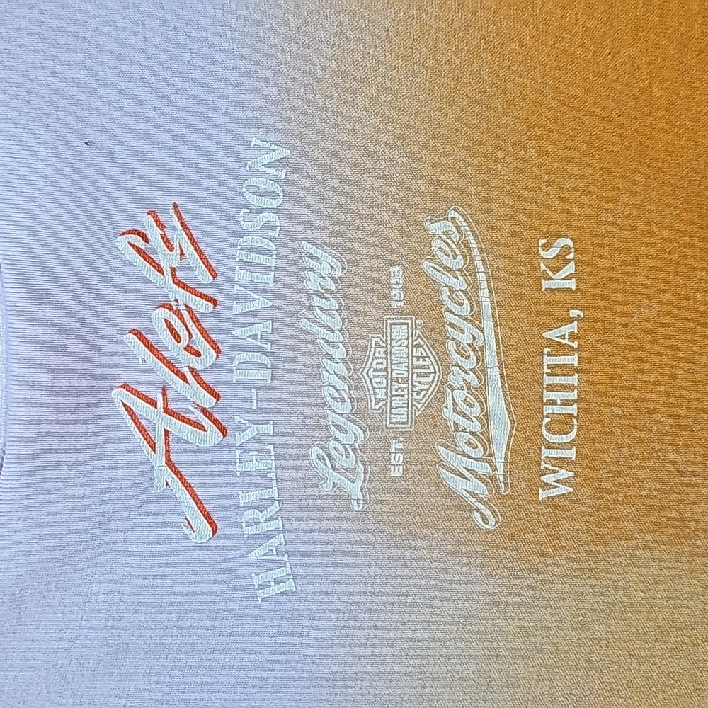 Harley Davidson Tank Top Alefs Wichita Kansas Size XL - Picture 5 of 7